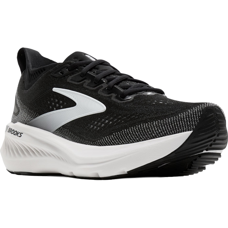 Men's Glycerin GTS 23 Wide, Brooks Glycerin GTS 23 in 090-Black/Grey/White right front