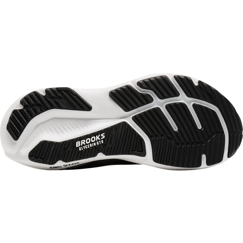 Men's Glycerin GTS 23 Wide, Brooks Glycerin GTS 23 in 090-Black/Grey/White bottom