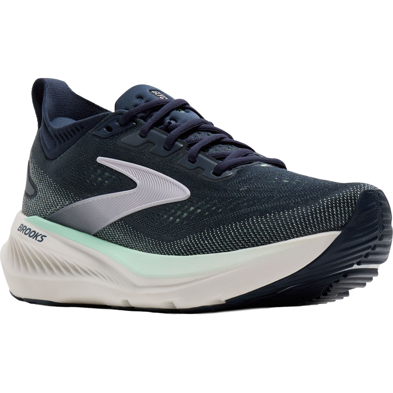 Women's Glycerin 23, Brooks Women's Glycerin 23 in 453-Spellbound/Yucca/Pink right front