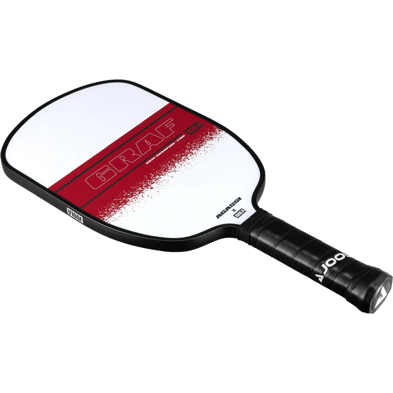 Steffi Graf Champion 12mm Fiberglass, Joola Steffi Graf Champion 12mm Fiberglass Paddle 3/4 horizontal