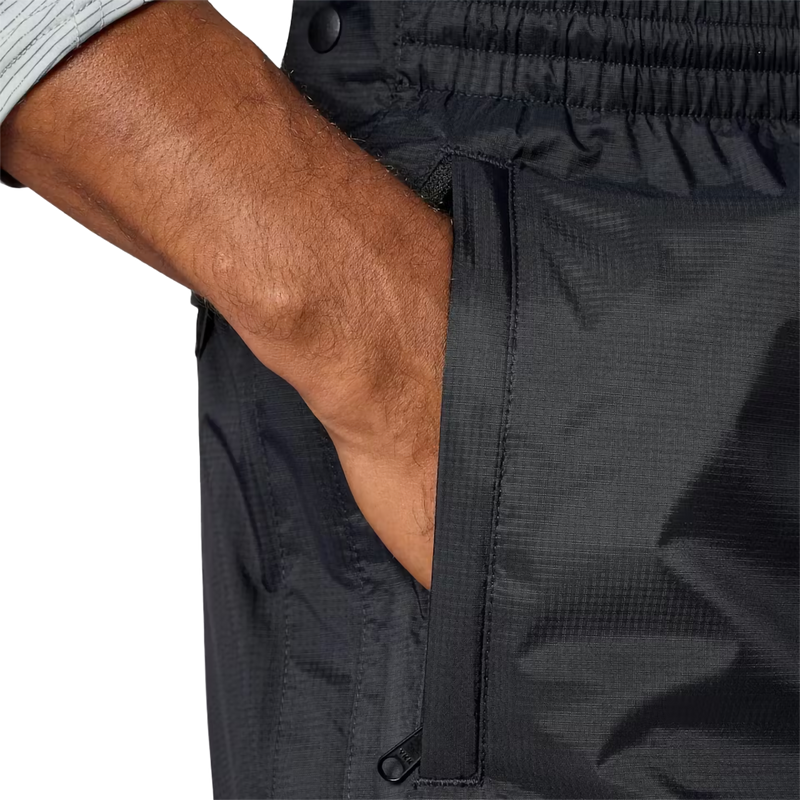 Men's PreCip Evo Full Zip Pant, Marmot Men's PreCip Evo Full Zip Pant in 001-Black front right pocket
