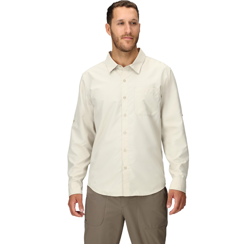 Men's AirExchange UPF 40 Long-Sleeve Collared Shirt, Featured Image