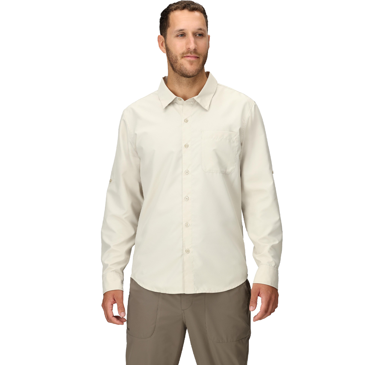 Men's AirExchange UPF 40 Long-Sleeve Collared Shirt alternate view