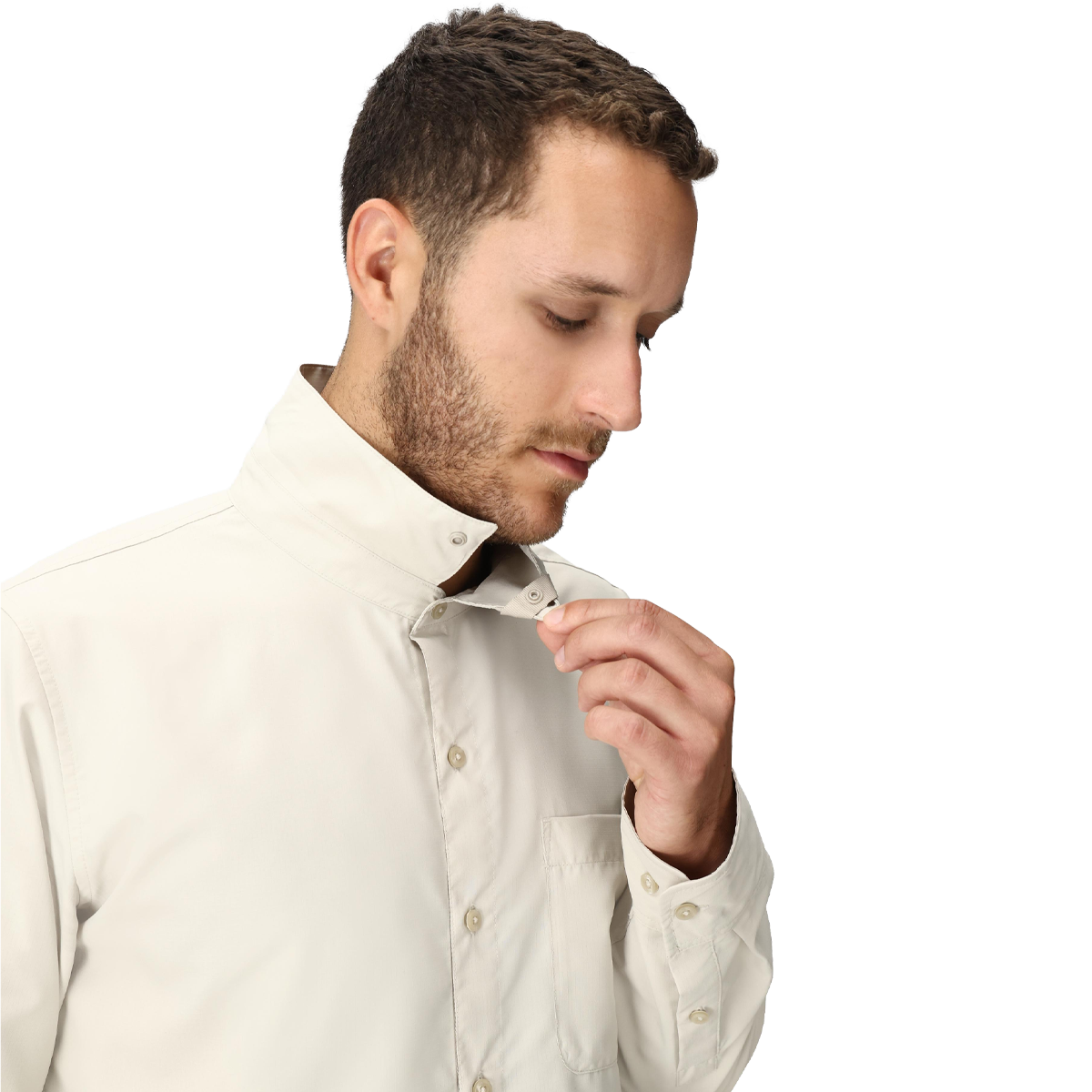 Men's AirExchange UPF 40 Long-Sleeve Collared Shirt alternate view