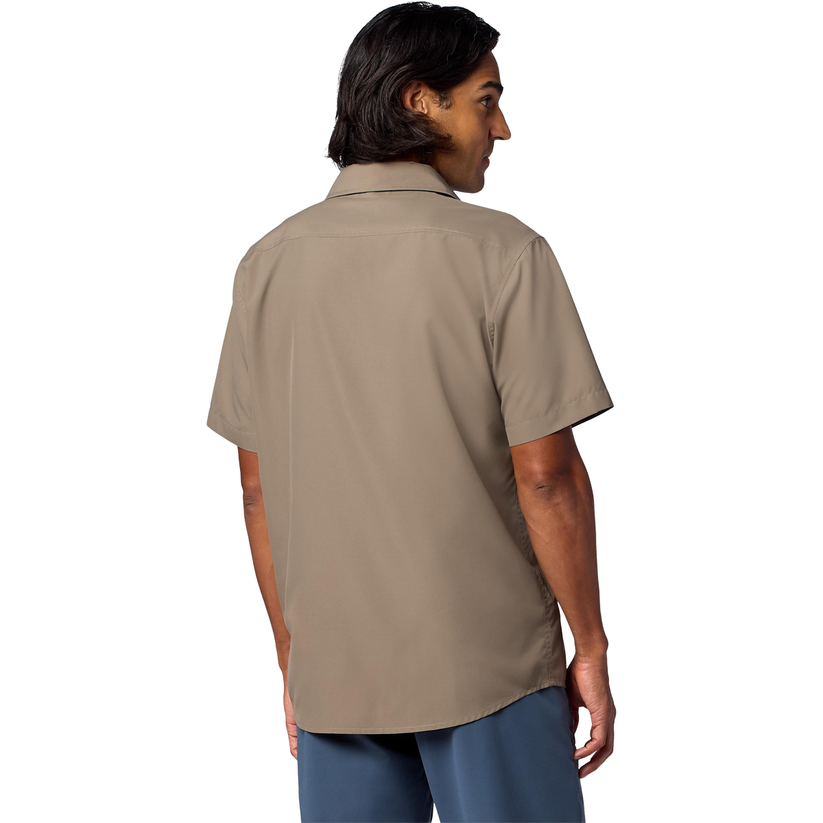 Men's AirExchange UPF 40 Novelty Short-Sleeve Collared Shirt alternate view