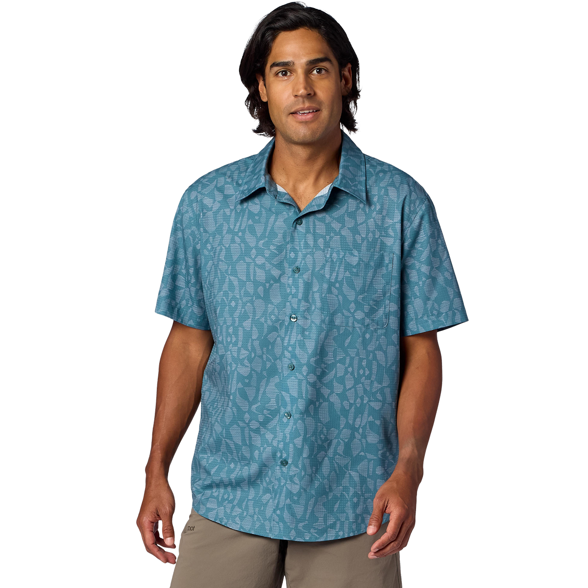 Men's AirExchange Perforated Short-Sleeve Shirt alternate view