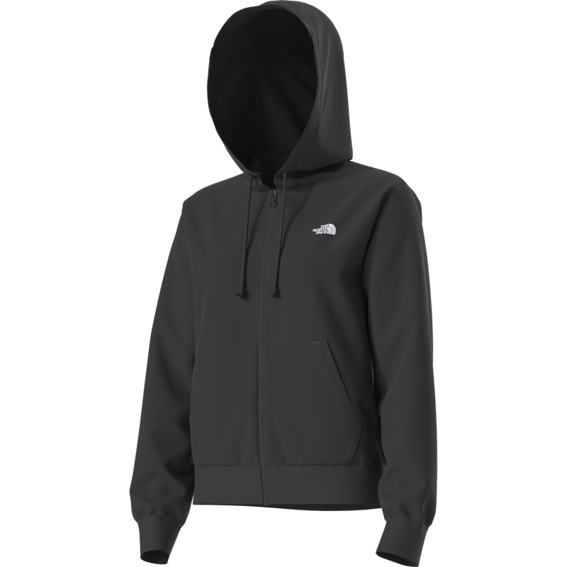 Women's Evolution Simple Dome Regular Full Zip Hoodie, The North Face Women's Evolution Simple Dome Regular Full Zip Hoodie 3/4 Front