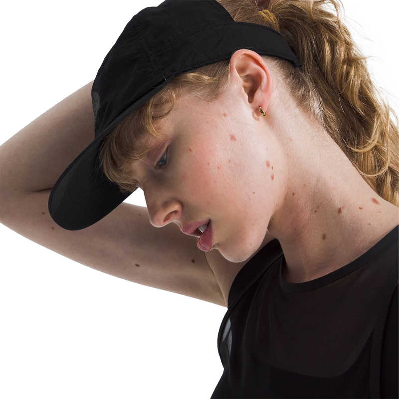 Women's Horizon Top Knot Hat, The North Face Women's Horizon Top Knot Hat on Model