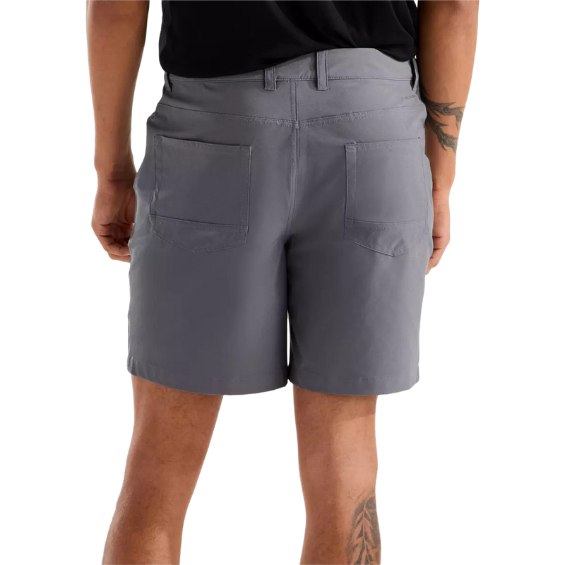 Men's Paramount Short 7", The North Face Paramount Short 7" om Smoked Pearl back view on model