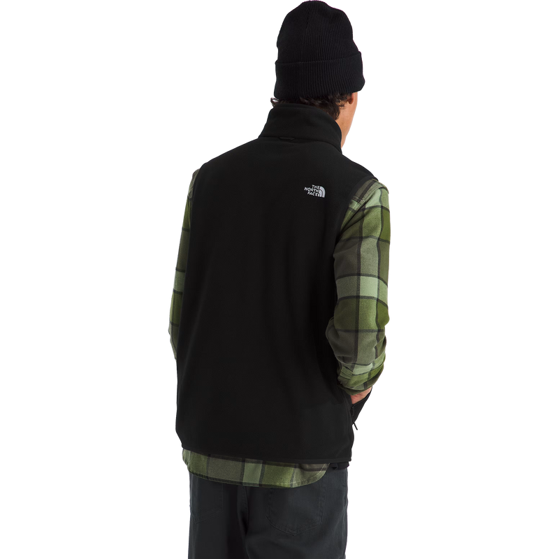Men's Glacier Fleece Vest, The North Face Men's Glacier Fleece Vest Back