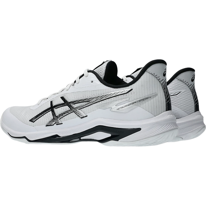 Men's Netburner Ballistic FF 4, Asics Men's Netburner Ballistic FF 4 3/4 heels