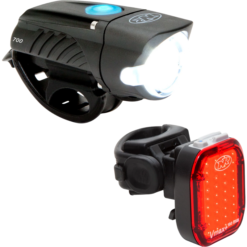 Swift 700 and Vmax+ 180 Combo Front and Rear Light Set, Featured Image