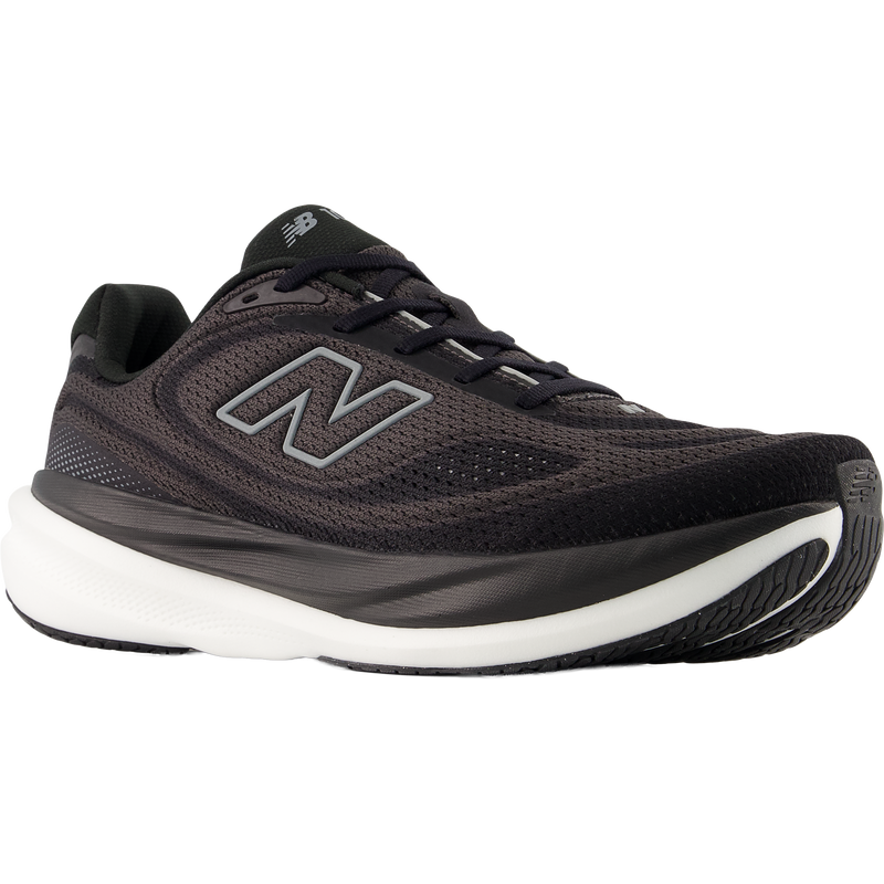 Men's 1080 v15, New Balance Men's 1080 v15 in FR-Black/Slate Grey right front