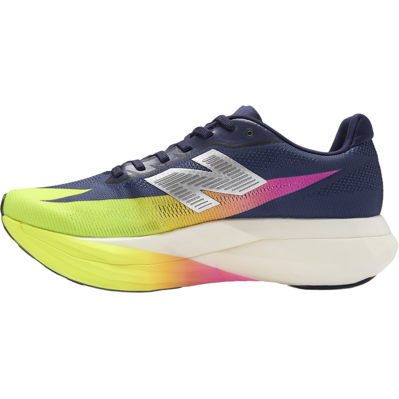 Women's FuelCell SuperComp Elite v5, New Balance Women's FuelCell Super Comp Elite v5 in 7UH-Boysenberry/Afterglow right inside profile