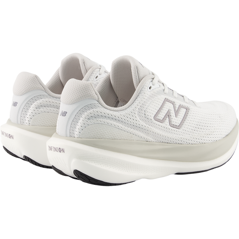 Women's 1080 v15, New Balance Women's 1080 v15 in DL-NB 103 White/Truffle Salt pair right back