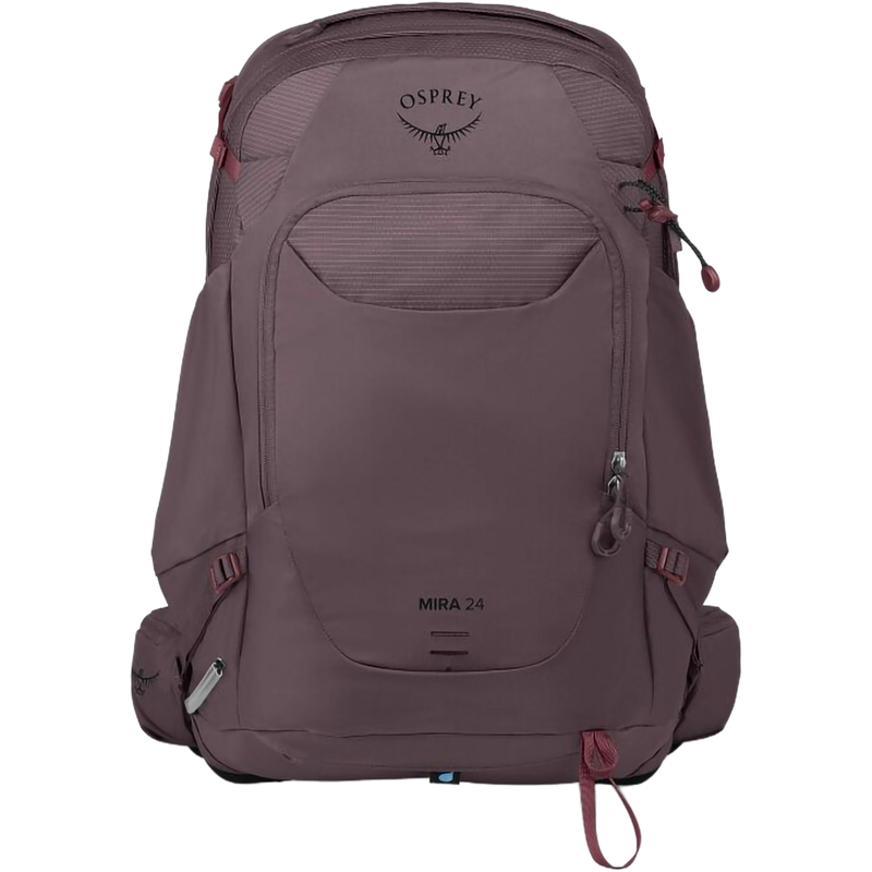 Mira 24 with Reservoir, Osprey Mira 24 with Reservoir in Graphite Purple front