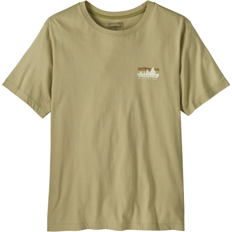 73 Skyline T-Shirt, Men's Patagonia 73 Skyline T-Shirt in Weathered Stone front view