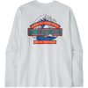 Patagonia Men's Longsleeve Great Waves Responsibili-Tee in FIber White