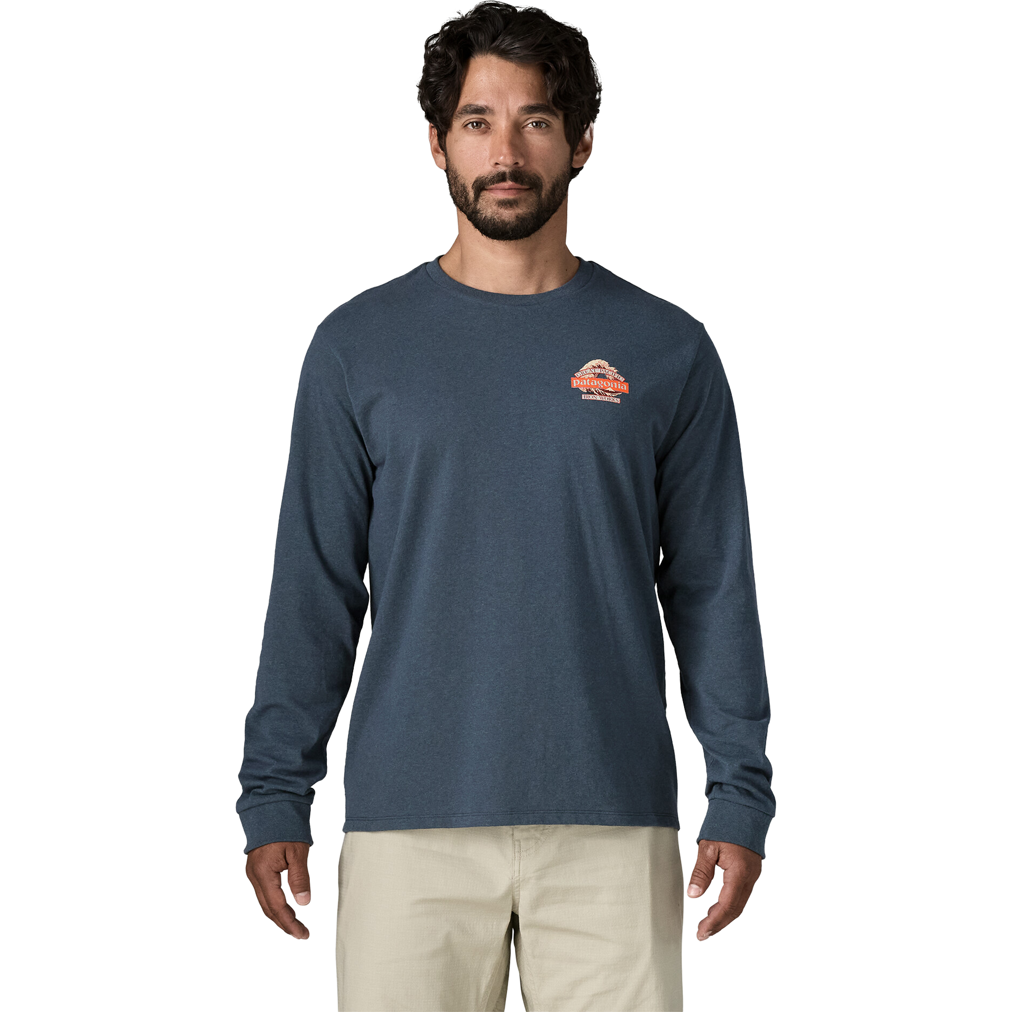 Patagonia Men's Longsleeve Great Waves Responsibili-Tee Front