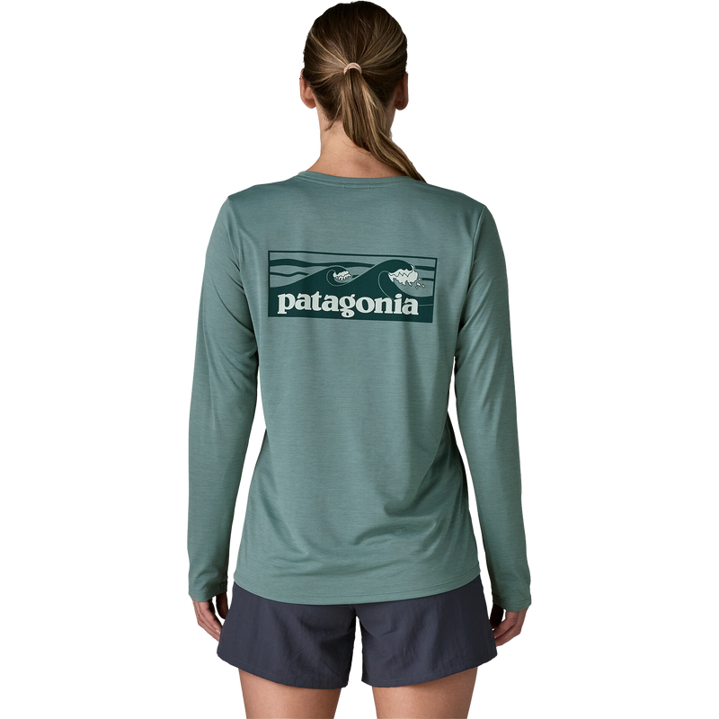 Women's Longsleeve Capilene Cool Daily Shirt, Patagonia Women's Longsleeve Capilene Cool Daily Shirt Back