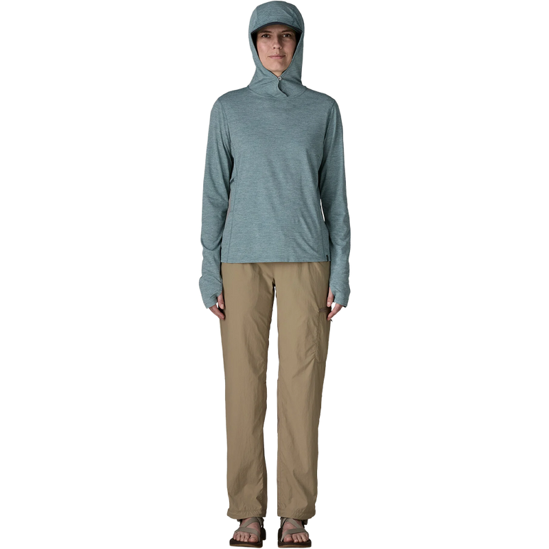 Women's Sandy Cay Pants, Patagonia Women's Sandy Cay Pants in Seabird Grey full body view