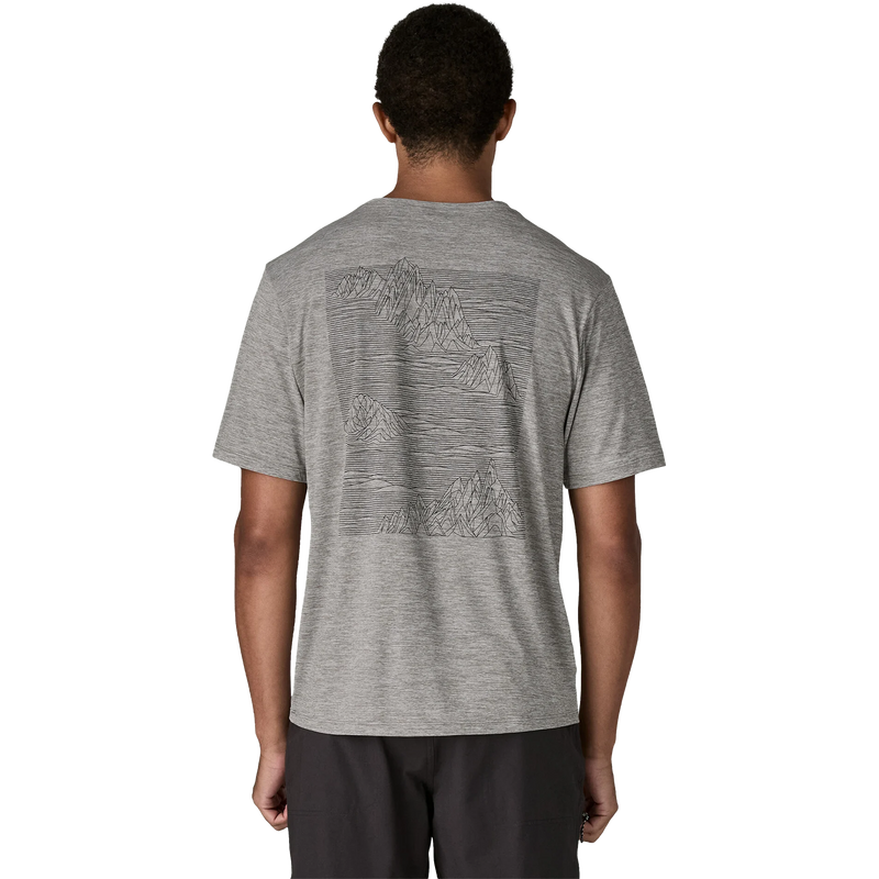 Men's Capilene Cool Daily Shirt Strataspire, Patagonia Men's Capilene Cool Daily Shirt Strataspire Back on Model