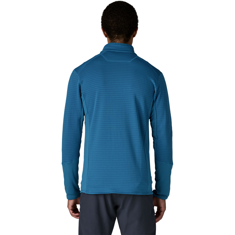 Men's R1 Jacket, Patagonia Men's R1 Jacket in AQT-Aquatic Blue back