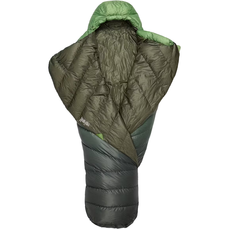 Wraptor 30 Down Regular, Wraptor 30 Down in 42811-Grasshopper/Nori both flaps open