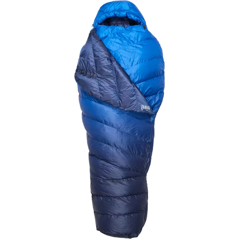 Wraptor 15 Down Regular, Marmot Wraptor 15 Down in 3717-Clear Blue/Arctic Navy flap folded