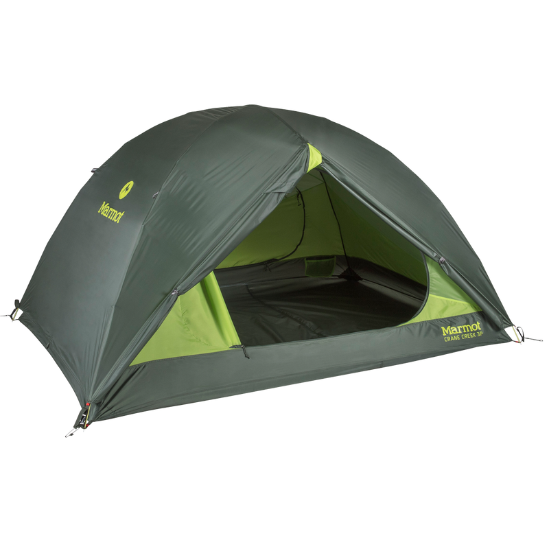 Crane Creek 3 Person Tent, Marmot Crane Creek 3P door and vestibule open