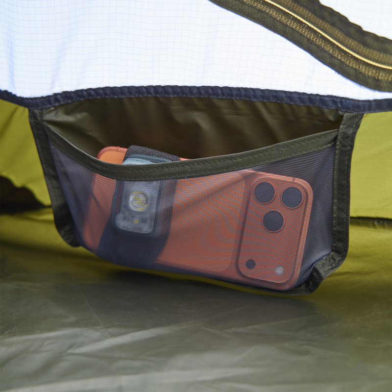 Trailfin 2P, Marmot Trailfin 2P in 42487-Olive Grove/Nori interior
 pocket
