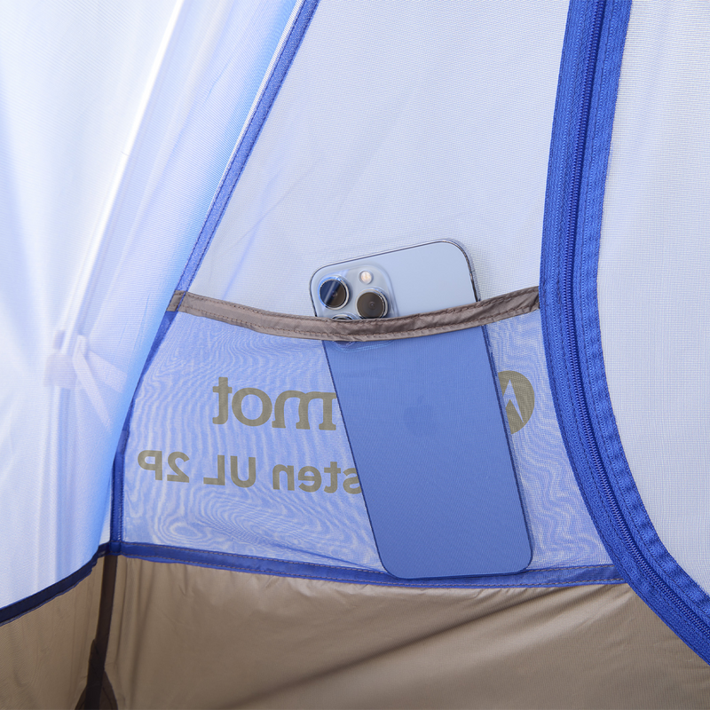 Tungsten UL 2-Person Tent, Marmot Tungsten UL 2P mesh pocket with phone
