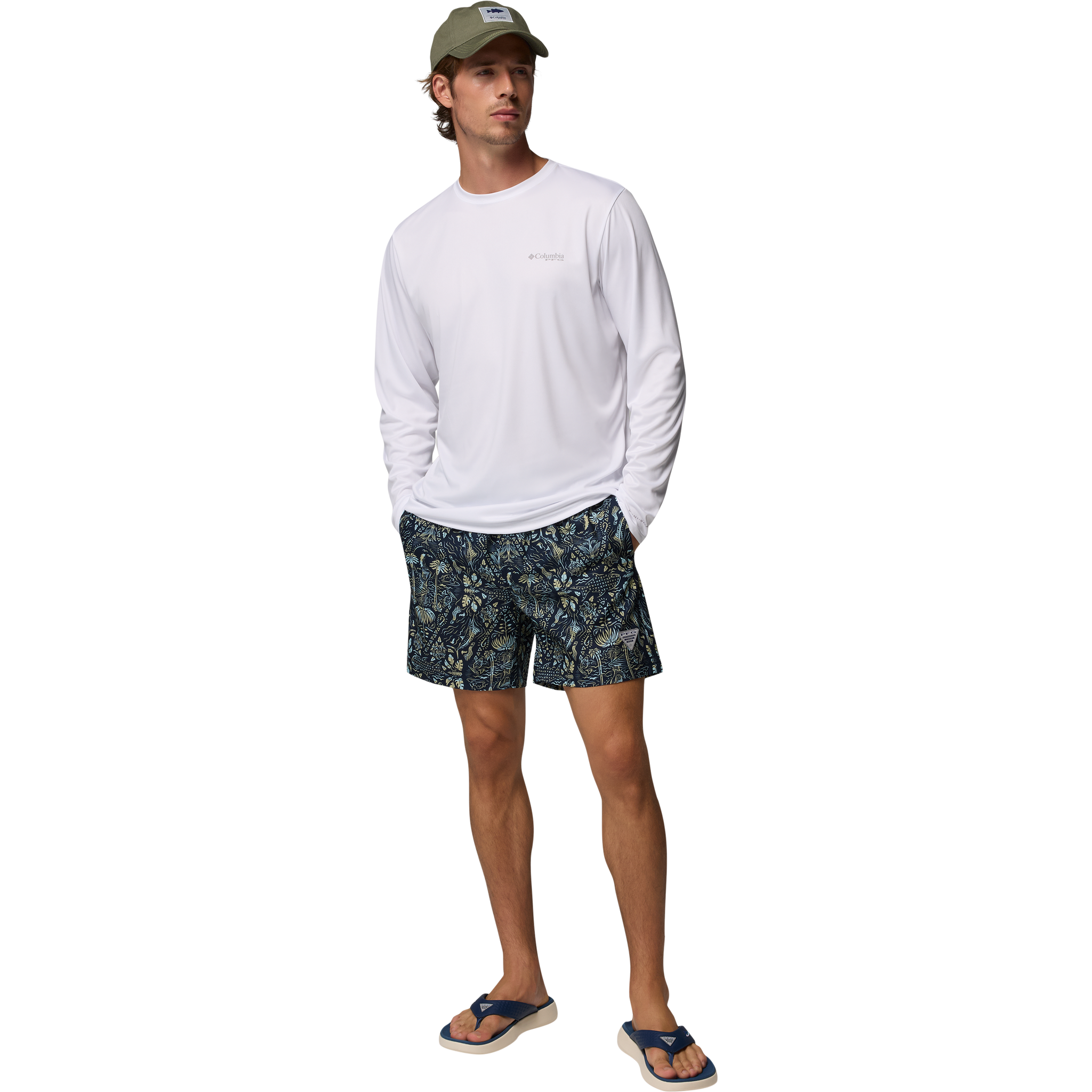 Men's PFG Rambler Printed Water Short 6