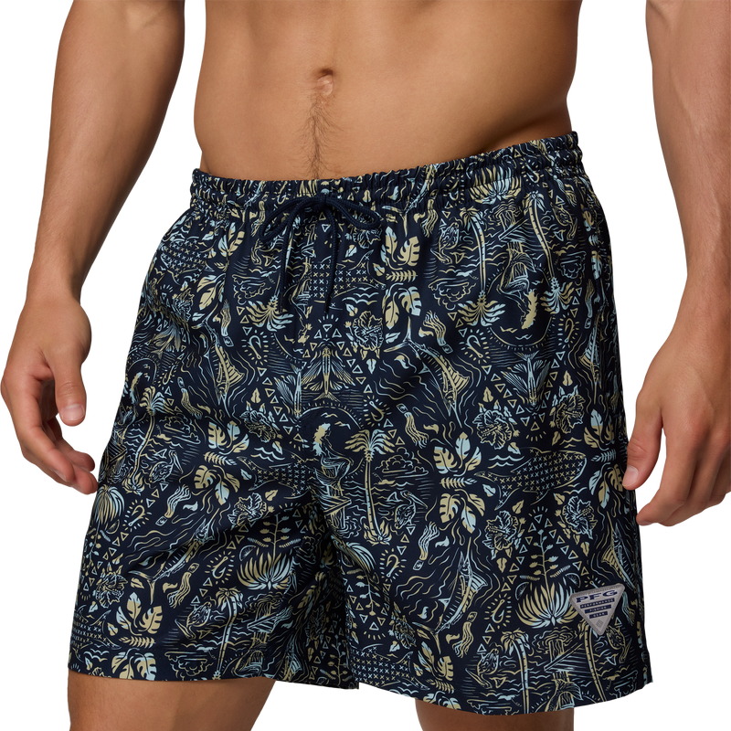 Men's PFG Rambler Printed Water Short 6", Columbia Men's PFG Rambler Printed Water Short 6" Front