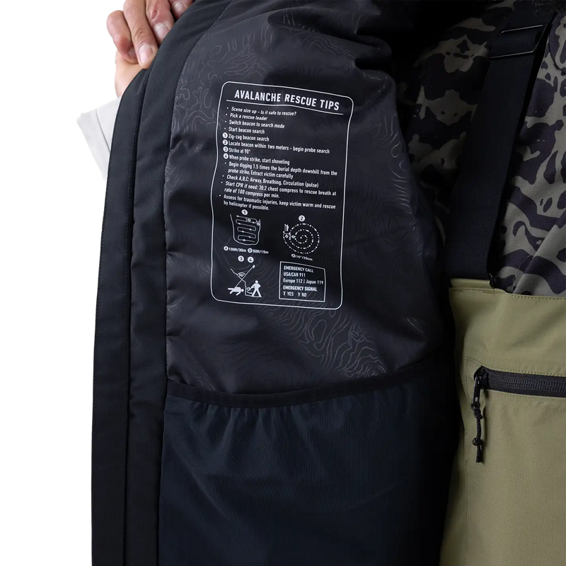Men's MTN Surf Recycled Insulated Parka, Jones Snowboards MTN Surf Recycled Insulated Parka in Smoke Gray liner
