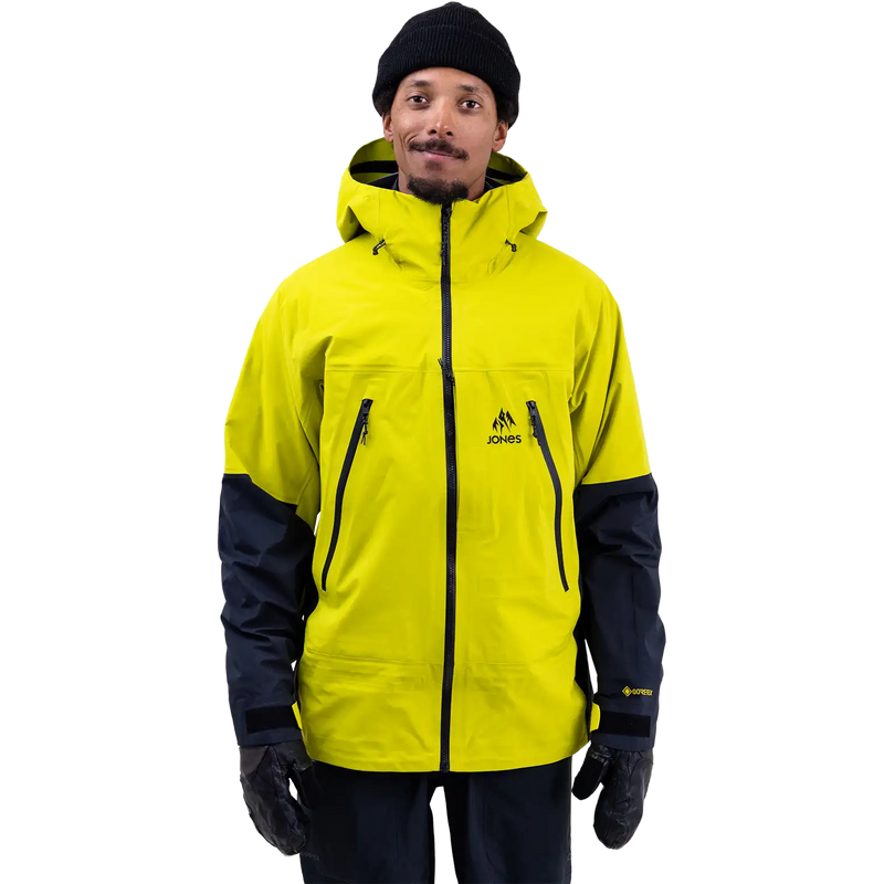 Men's Shralpinist Gore-Tex Recycled 3L Jacket, Jones Snowoard Shralpinist Gore-Tex Recycled 3L Jacket in Lime Green front