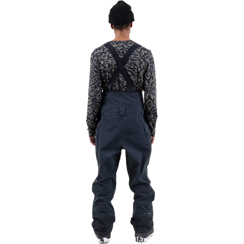 Men's Shralpinist Gore-Tex Recycled 3L Bib, Jones Snowboards Men's Shralpinist Gore-Tex Recycled 3L Bib Stealth Black back