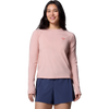 Columbia Women's PFG Uncharted Knit Long Sleeve in Faux Pink Heaher