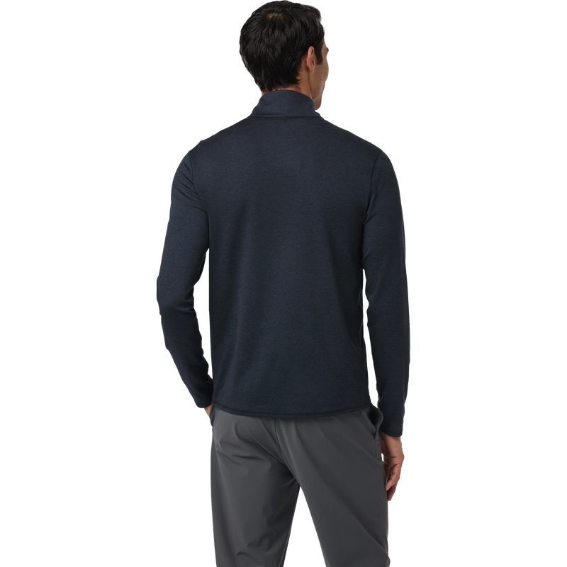 Men's Ponto 1/2 Zip Mock Neck, Vuori Men's Ponto 1/2 Zip Mock Neck Back