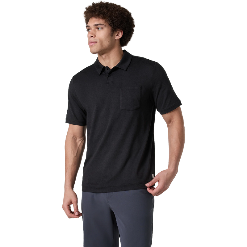Men's Ponto Performance Polo, Men's Ponto Performance Polo front on model
