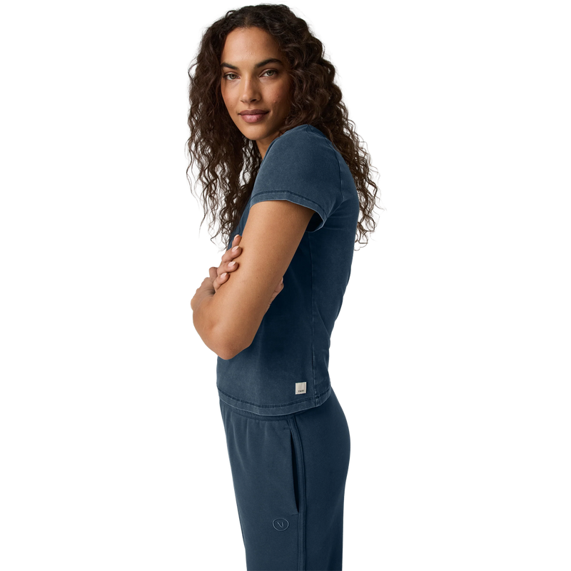 Women's Feather Classic Tee - Garment Dye, Vuori Women's Feather Classic Tee - Garment Dye side