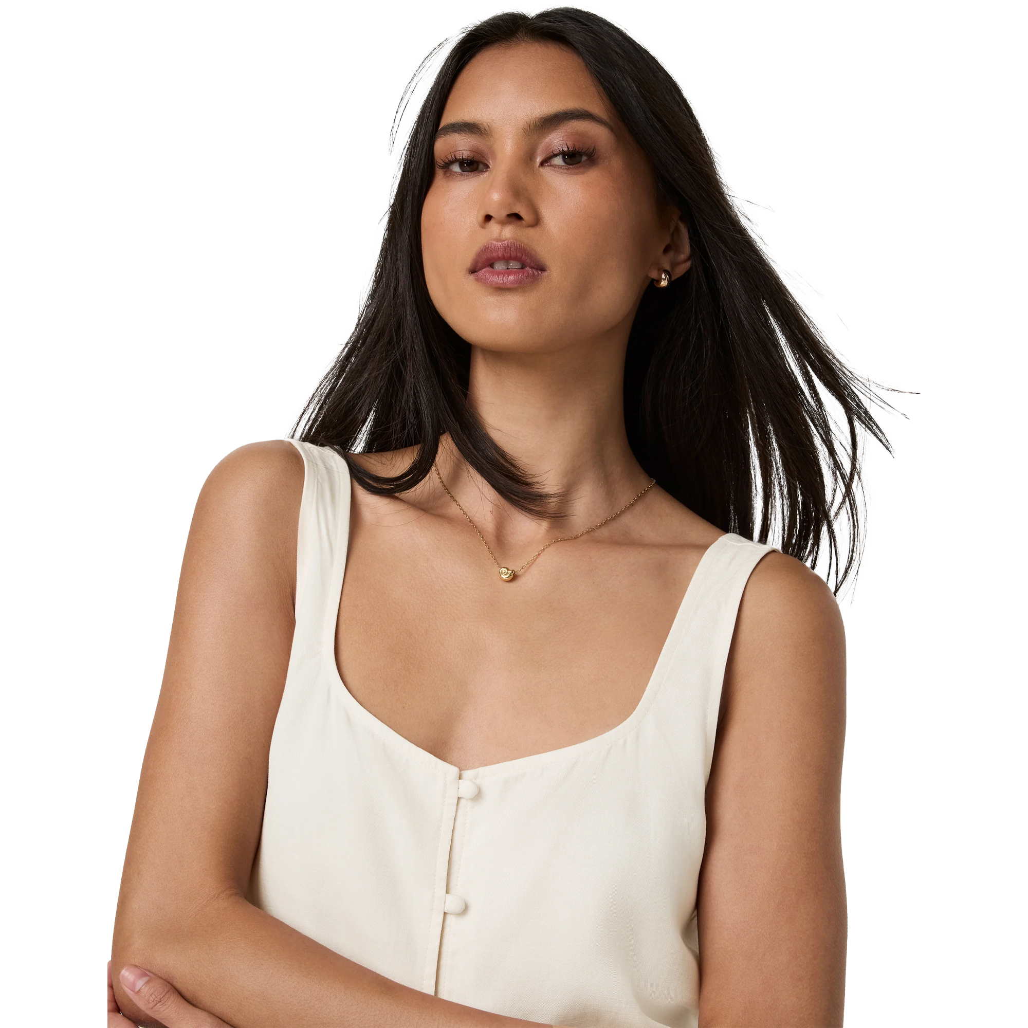 Women's Trestles Button Front Top alternate view