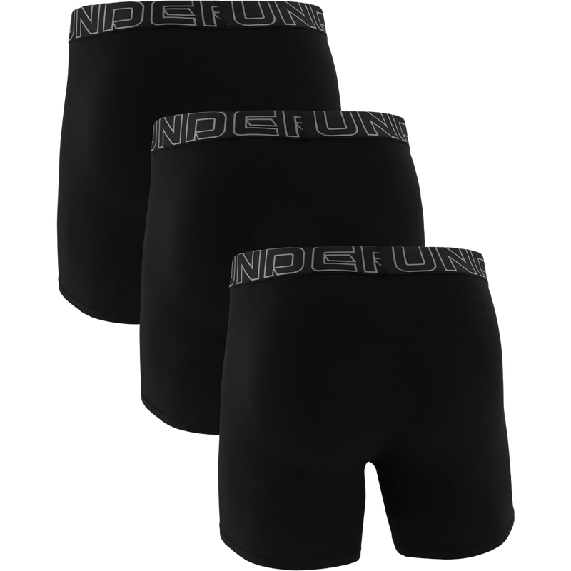 UA Performance Cotton 6" Boxer Brief 3-Pack, Under Armour Men's UA Performance Cotton  6" 3-Pack back