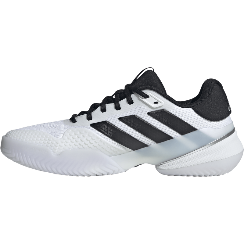 Barricade 14, Adidas Barricade 14 in White/Core Black/Red inside right profile