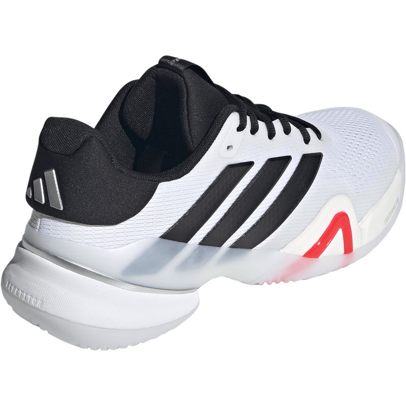 Barricade 14, Adidas Barricade 14 in White/Core Black/Red right back