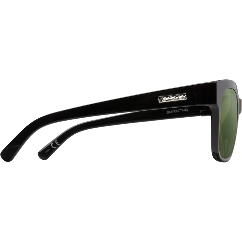 Affect, Suncloud Affect in Black/Polarized Gray Green right profile