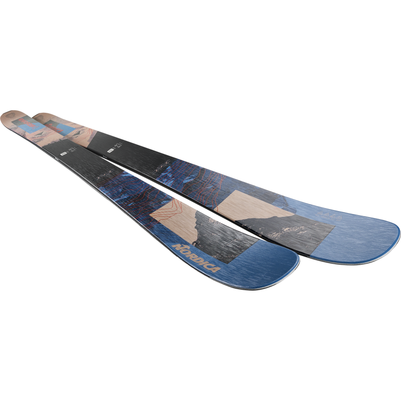 Enforcer 99, Nordica Enforcer 99 in Blue/Sand 2026/27 pair oblique