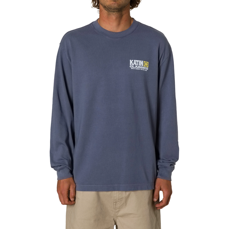 Men's Helios Box Fit Long Sleeve Tee, Katin Men's Helios Box Fit Long Sleeve Tee Front