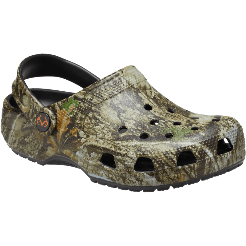 Youth Classic Realtree Clog Kid's, Crocs Youth Classic Realtree Clog Kid's in 90H-Realtree right front