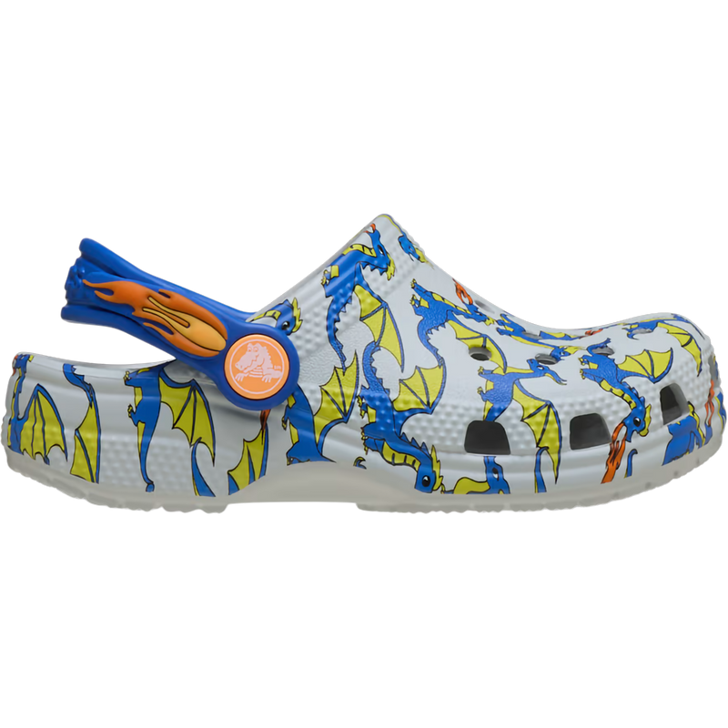Youth Classic Dragon Graphic Clog Toddler, Featured Image